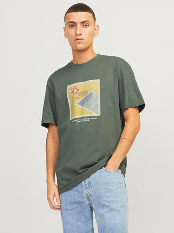 JACK & JONES T-shirt 'Tampa' i grön: framsida