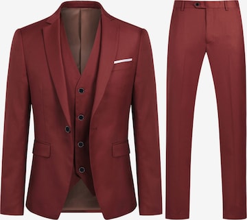 YOUTHUP Suit 'Drittel' in Red: front