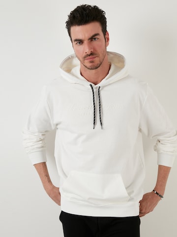 Buratti Sweatshirt in Weiß: predná strana