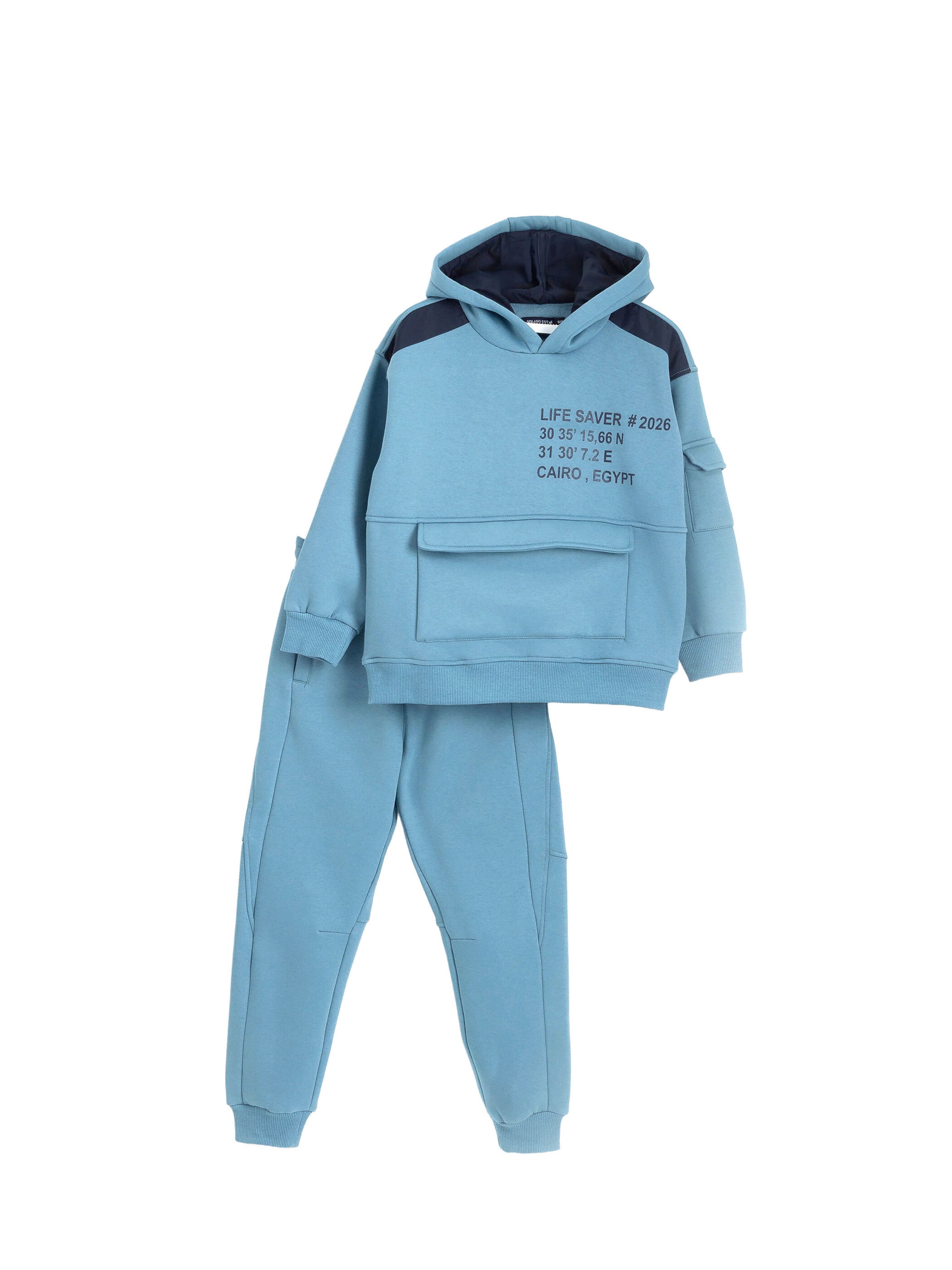 Solang Trainingspak in Blauw: voorkant