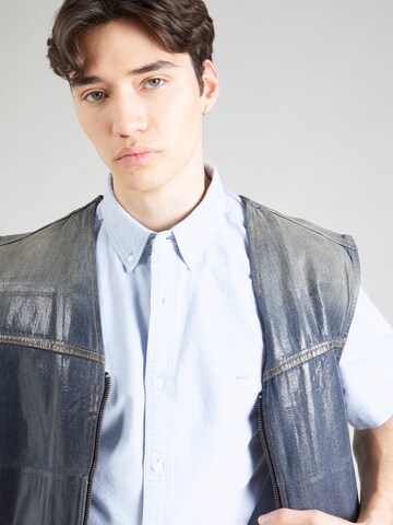 LEVI'S ® Regular Fit Hemd 'SS Authentic Button Down' in Blau