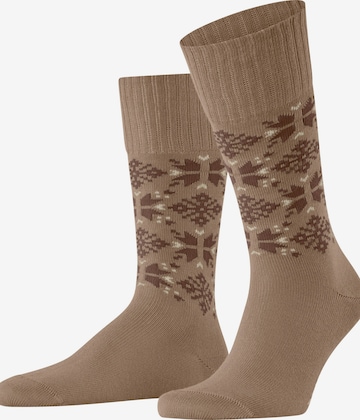 ESPRIT Socken 'Winter Star' in Beige: Vorderseite
