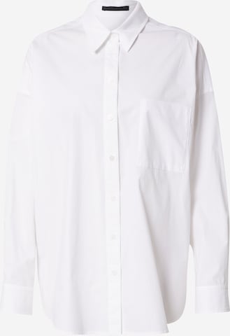 DRYKORN - Blusa 'AAKE' em branco: frente