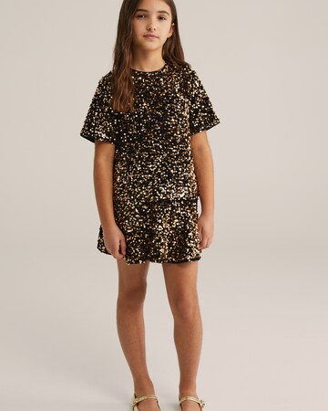 T-Shirt WE Fashion en or