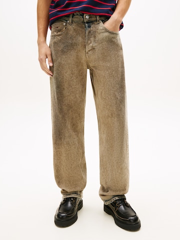 Tommy Jeans - regular Vaquero 'Jaimie' en marrón: frente