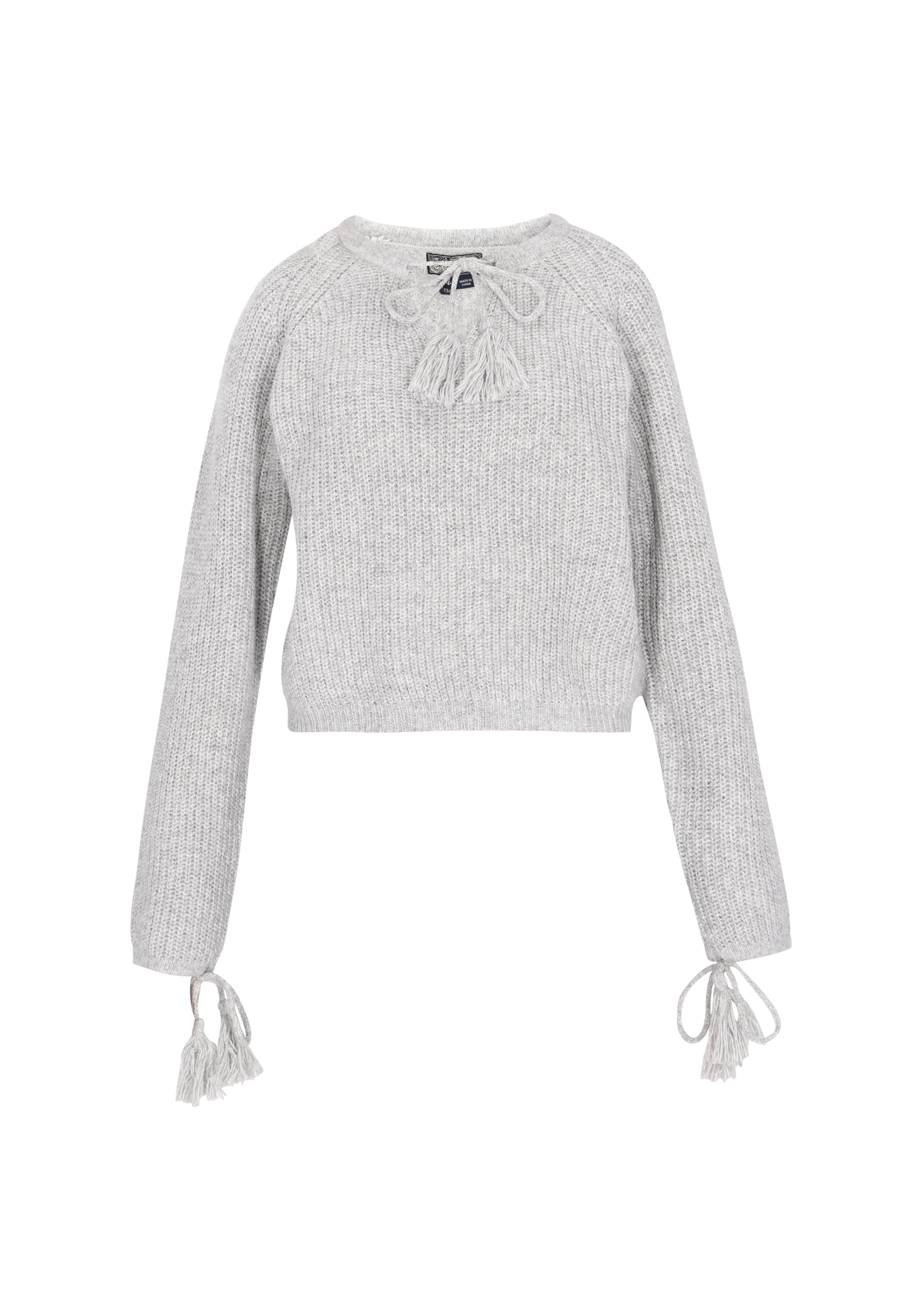DreiMaster Vintage Pullover in Grau: Vorderseite