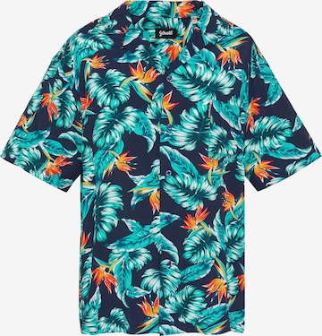Schott NYC Regular fit Button Up Shirt in Blue: front