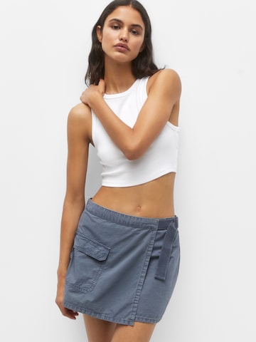 Pull&Bear Skirt in Blue: front