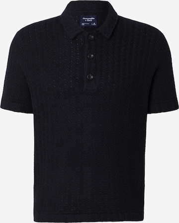 juoda Abercrombie & Fitch Megztinis: priekis