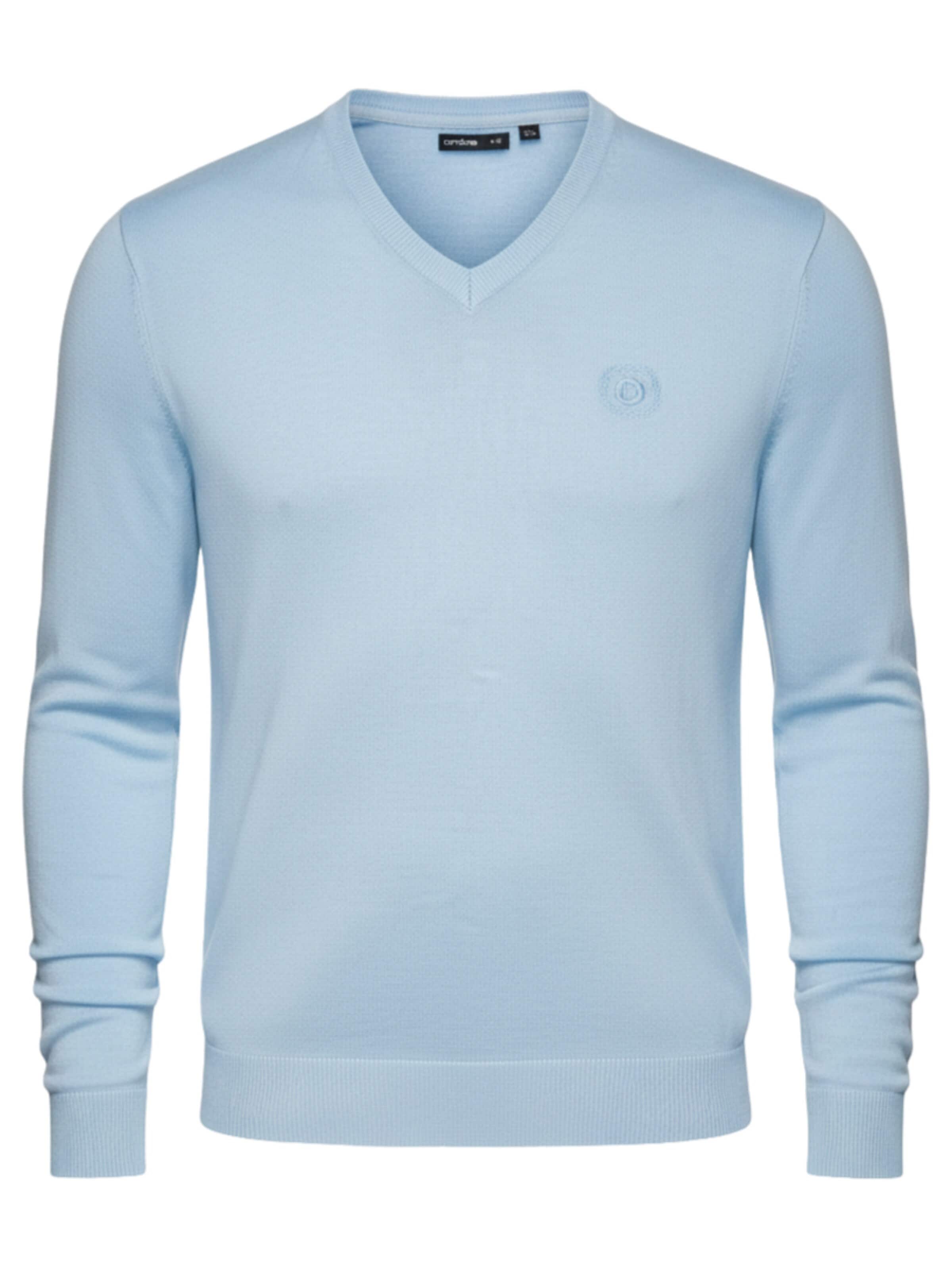 Pullover di Ombre in blu: frontale