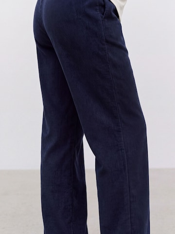 Wide Leg Pantalon 'MLSally' MAMALICIOUS en bleu