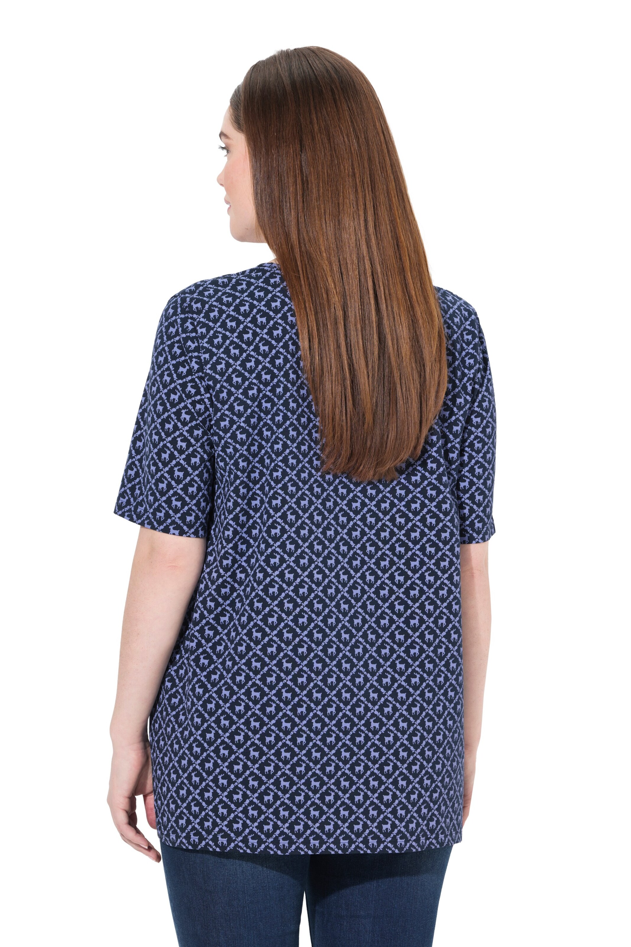 Ulla Popken Shirt in Blauw