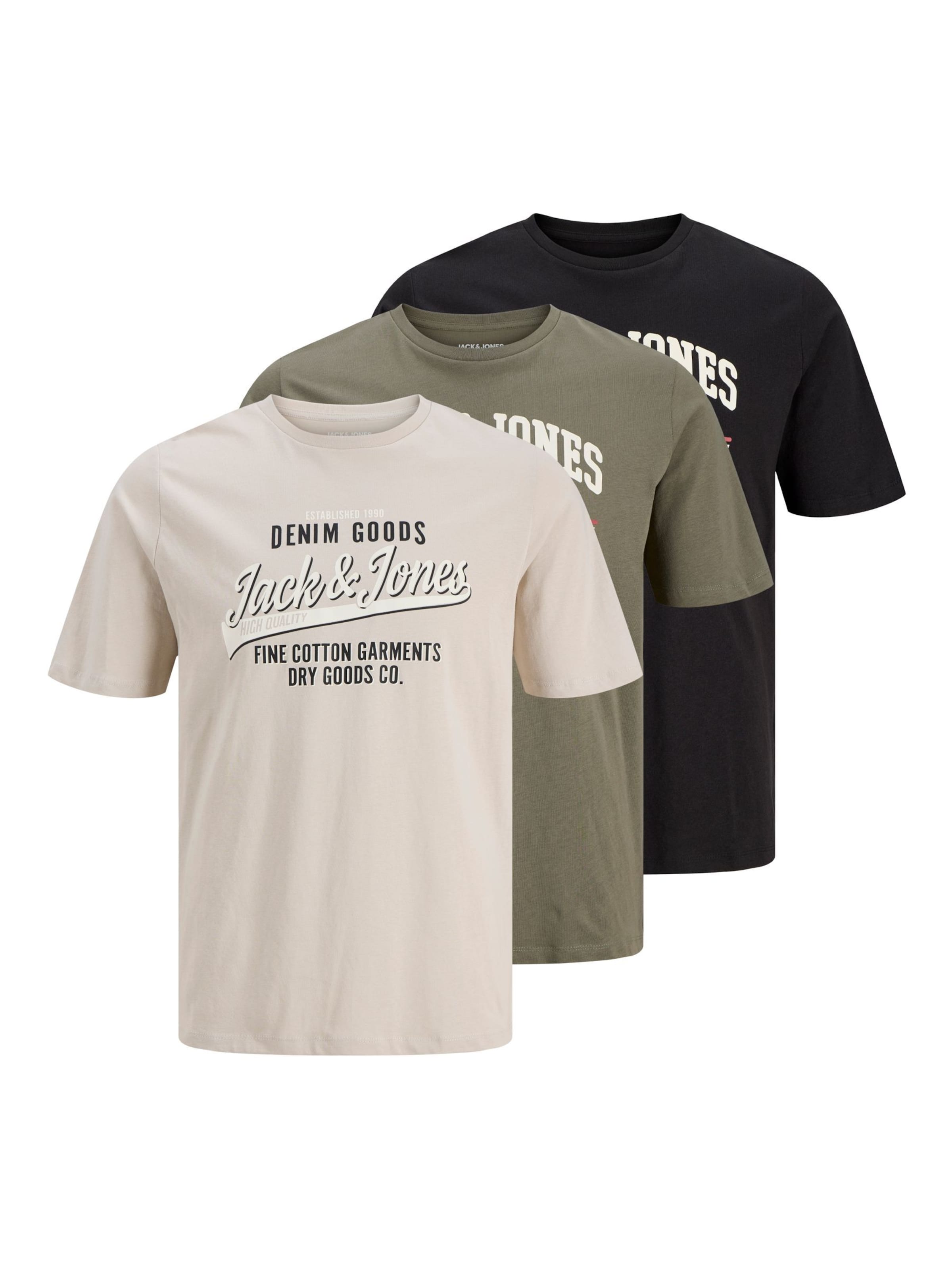 JACK & JONES Футболка 'JJEthan' в Серый: спереди