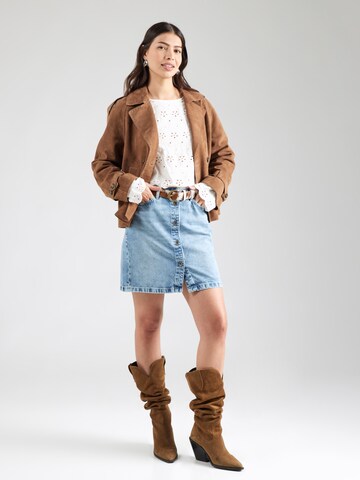 PIECES Blus 'PCTARMORINE' i vit