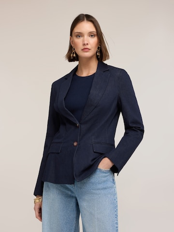 MOTIVI Blazer in Blue: front