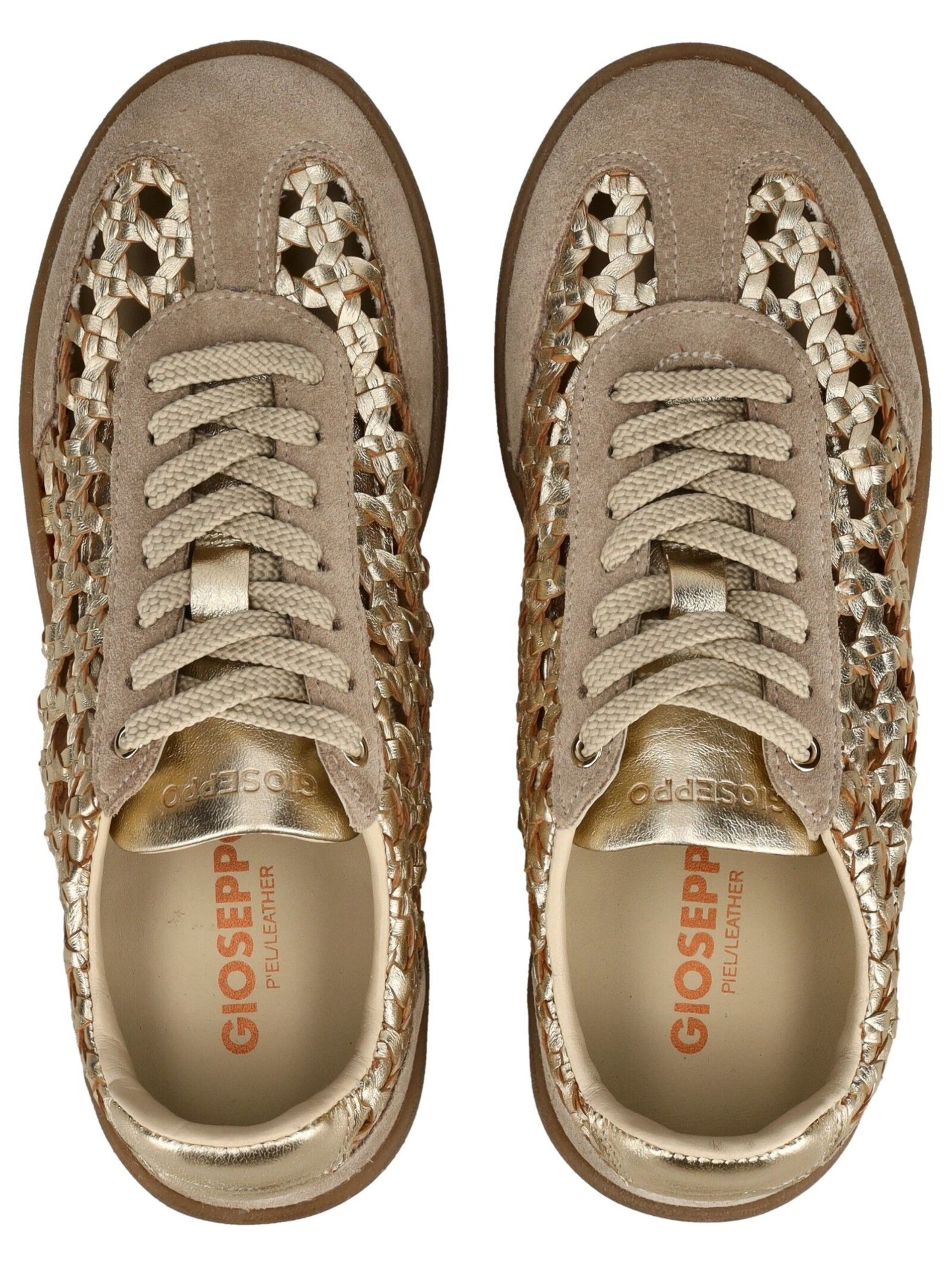 GIOSEPPO Platform trainers in Gold