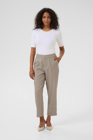 Kaffe regular Bukser 'Tilla Cropped' i beige