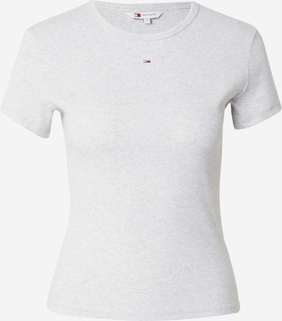 Tommy Jeans T-shirt 'ESSENTIAL' en gris clair, Vue avec produit