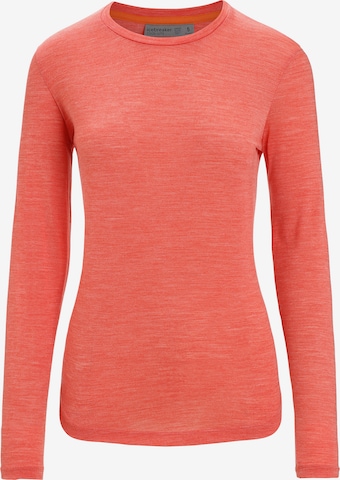 ICEBREAKER Performance Shirt 'Sphere II' in Orange: front