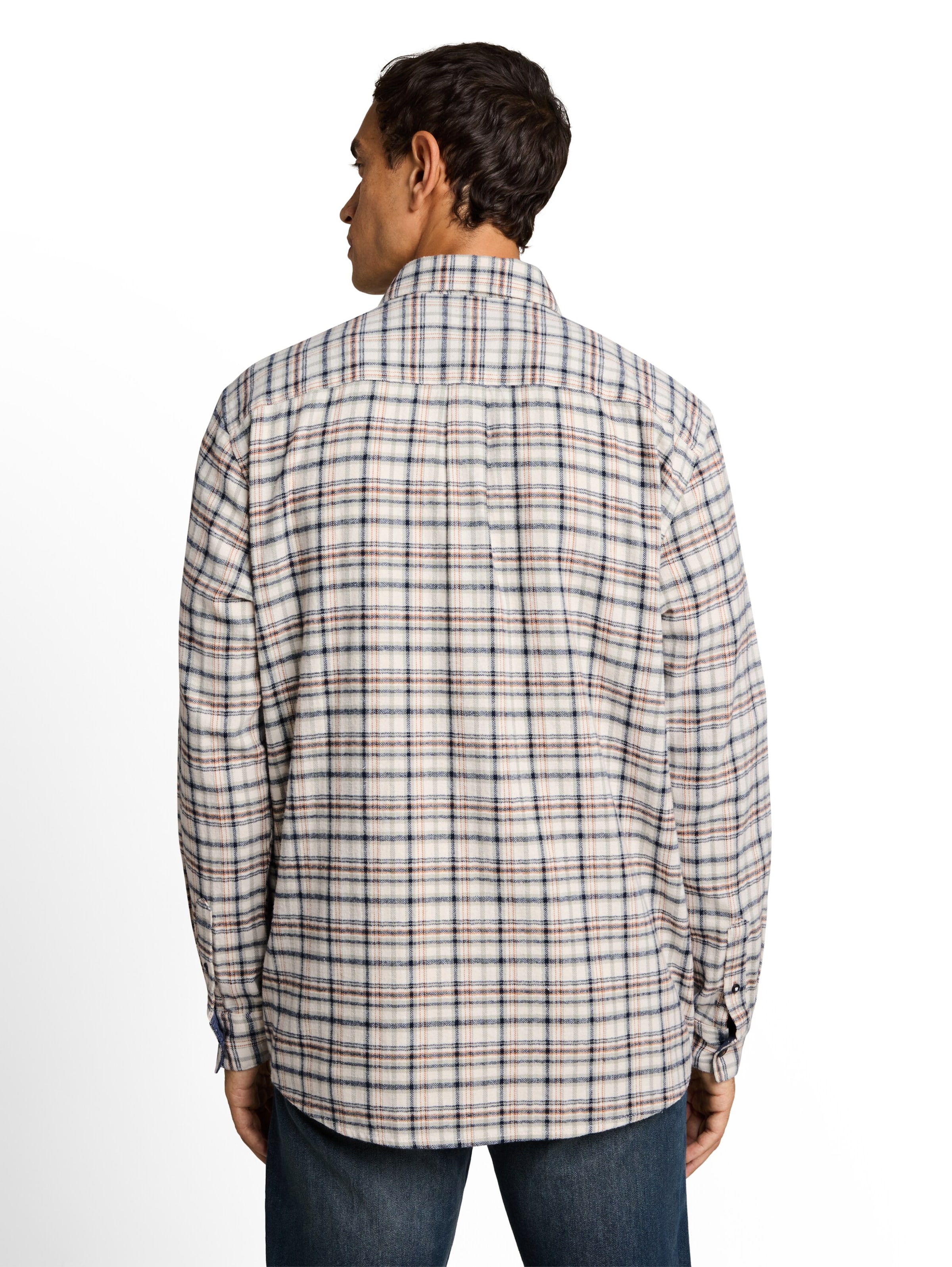 TOM TAILOR - Ajuste regular Camisa en blanco