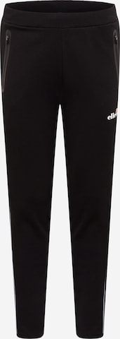 ELLESSE Tapered Sportbroek 'Diruta' in Zwart: voorkant