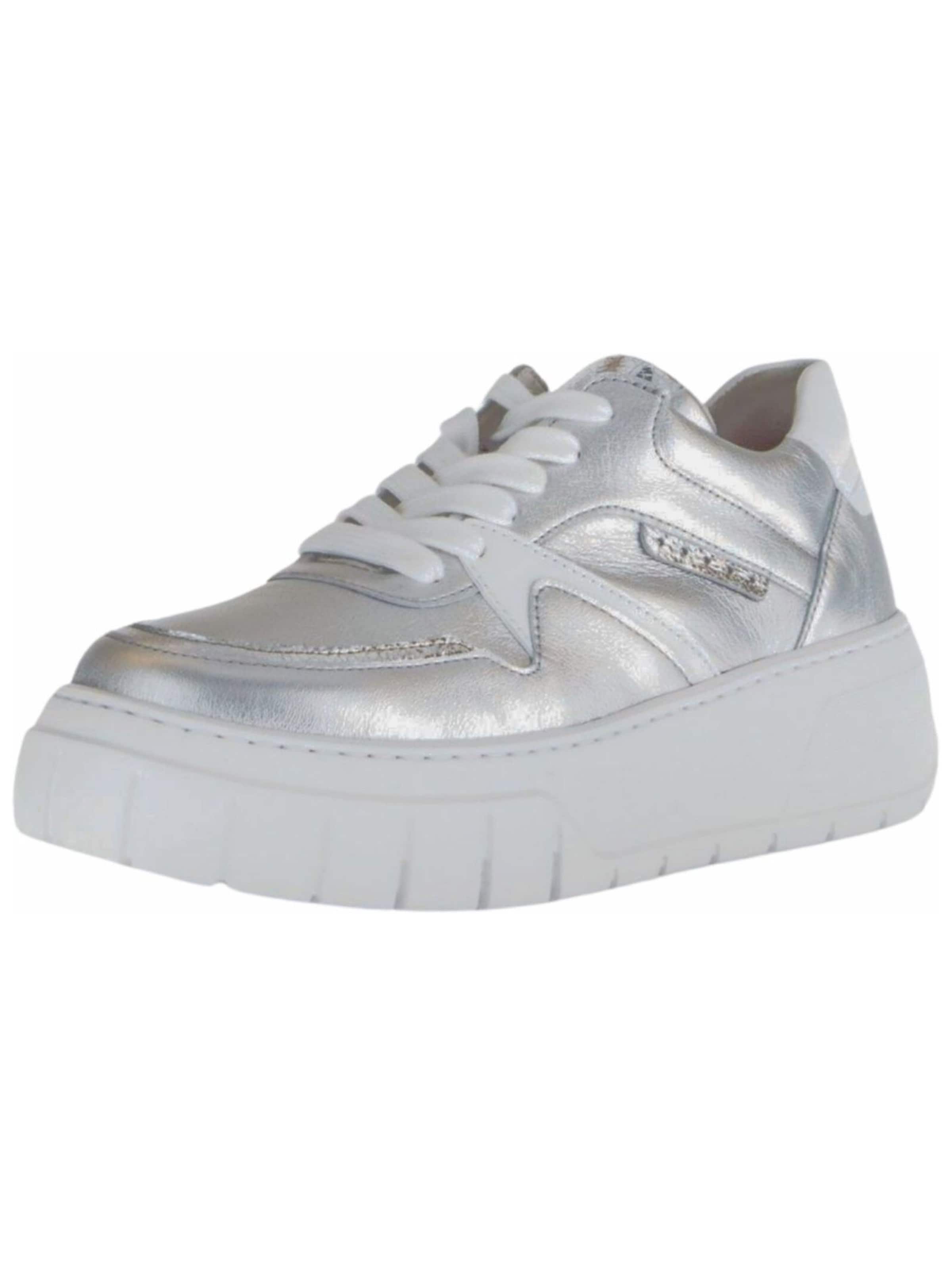Sneaker bassa di GABOR in argento: frontale