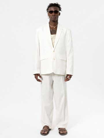 VAMOS CLO Regular fit Blazer 'Black-eyed Susan' in White