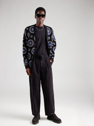 Wide Leg Pantalon à pince TOPMAN en noir