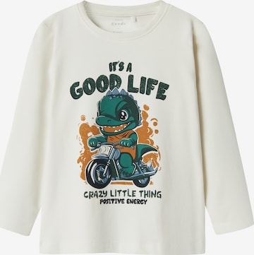 NAME IT Shirt 'NMMVUX' in Weiß: Vorderseite