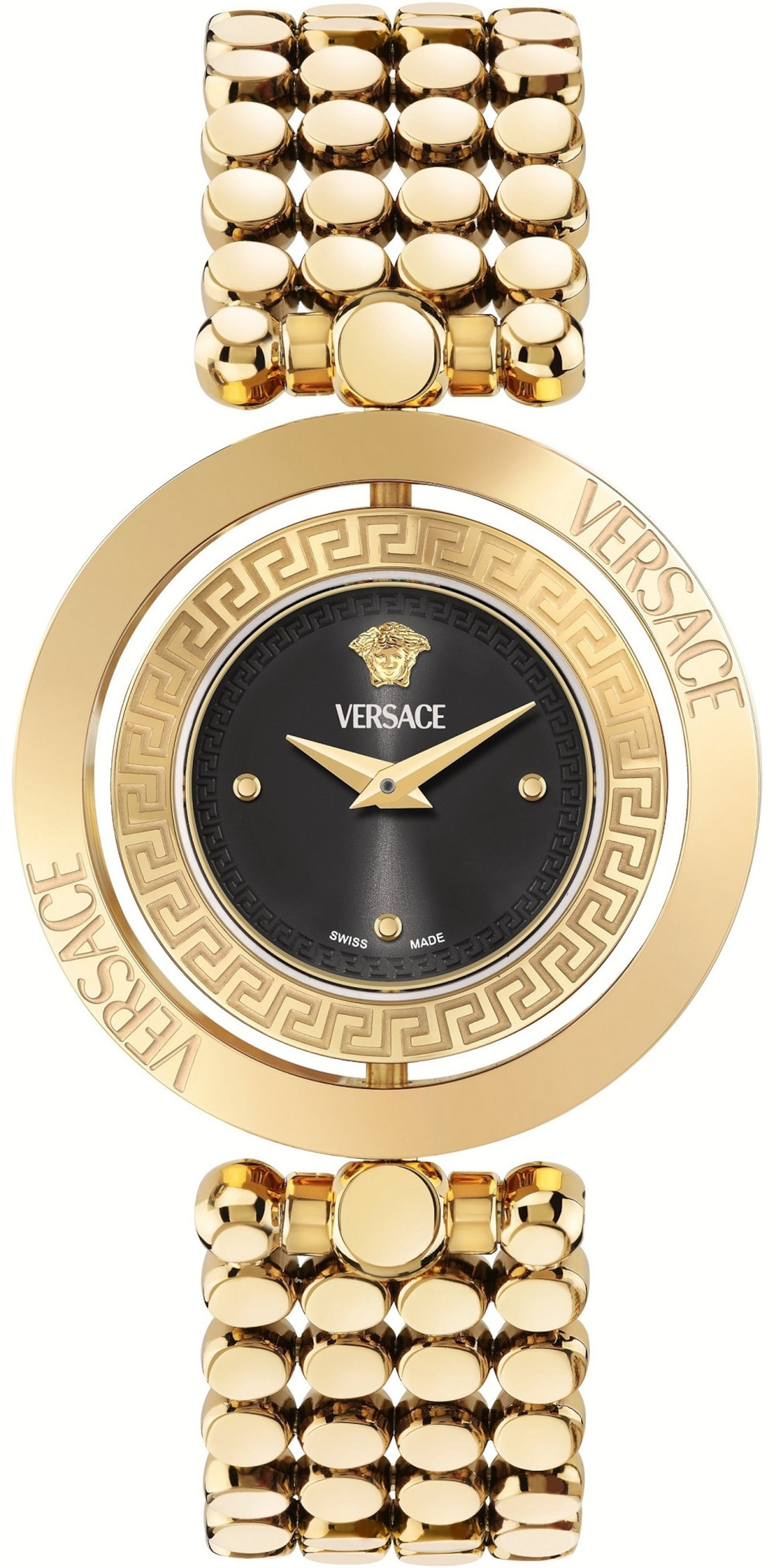 VERSACE Analoog horloge 'EON ' in de kleur Goud / Zwart, Productweergave
