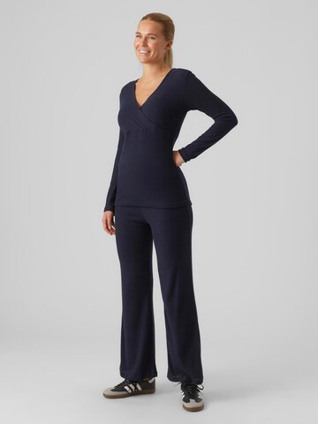 MAMALICIOUS Loosefit Broek 'Annette' in Blauw