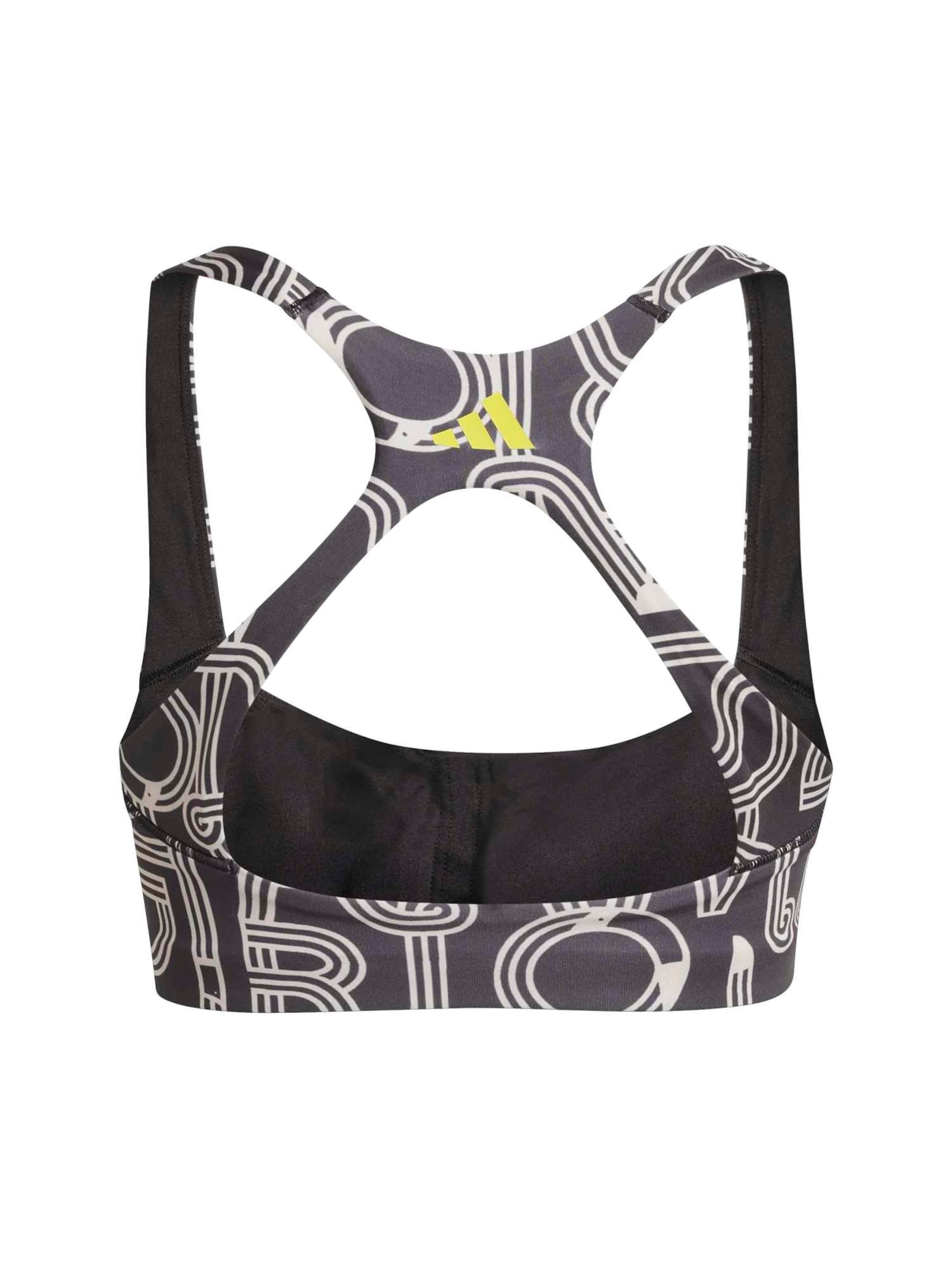 Bustino Reggiseno sportivo 'FARM' di ADIDAS PERFORMANCE in nero