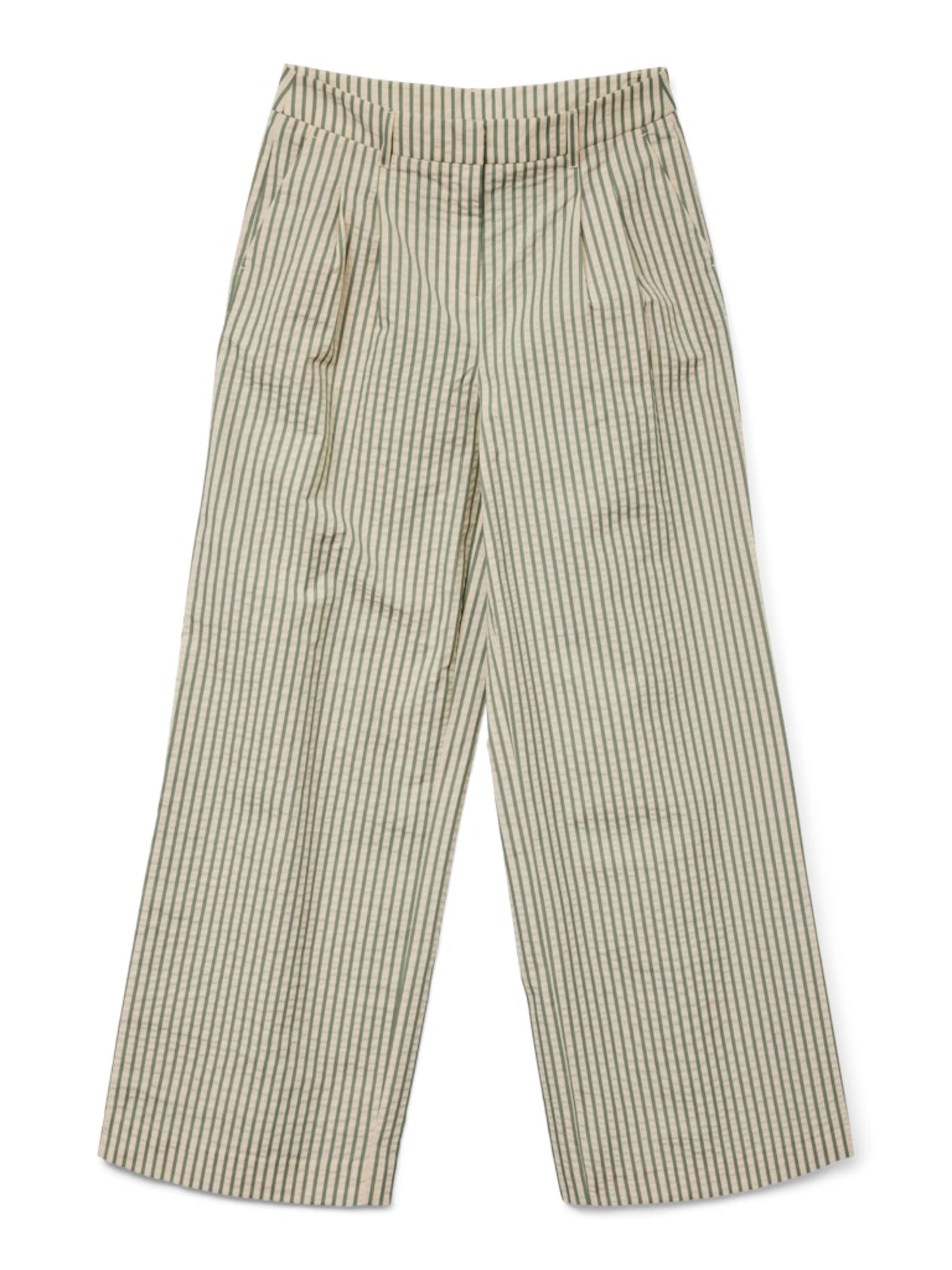 Wide Leg Pantalon à pince 'VMSIV' VERO MODA en vert : devant