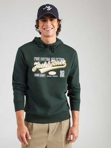 JACK & JONES Μπλούζα φούτερ 'JJELOGO' σε γκρι: μπροστά