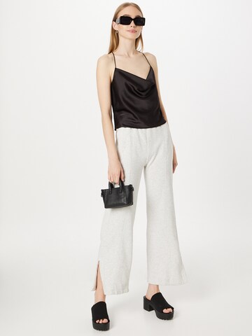 Wide leg Pantaloni de la Abercrombie & Fitch pe gri