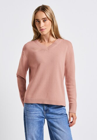 STREET ONE Sweater in Pink: front