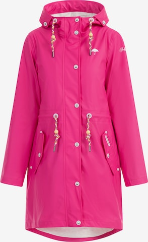 Schmuddelwedda Raincoat in Pink: front