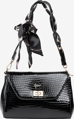 faina Shoulder Bag in Black: front