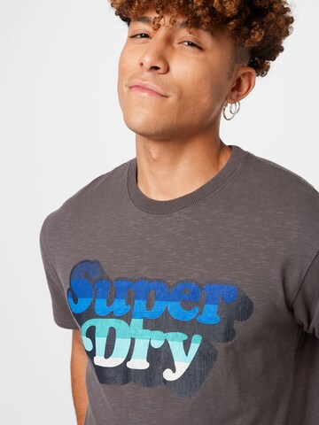 Superdry T-Shirt 'Cali' in Grau