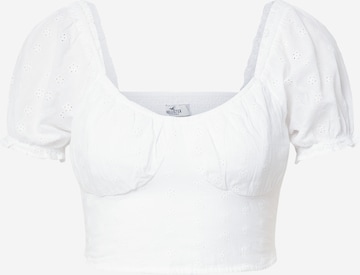 Camicia da donna di HOLLISTER in bianco: frontale