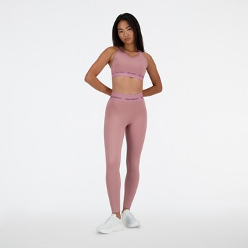 new balance Skinny Sportovní kalhoty 'Sleek 25' – pink