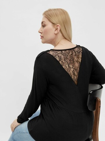 Mamalicious Curve Shirt in Zwart