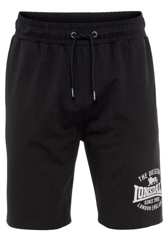 LONSDALE Loosefit Hose in Schwarz: predná strana