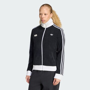 ADIDAS ORIGINALS Суичъри с качулка 'Adiluna Season 2 x Jennie' в черно: отпред