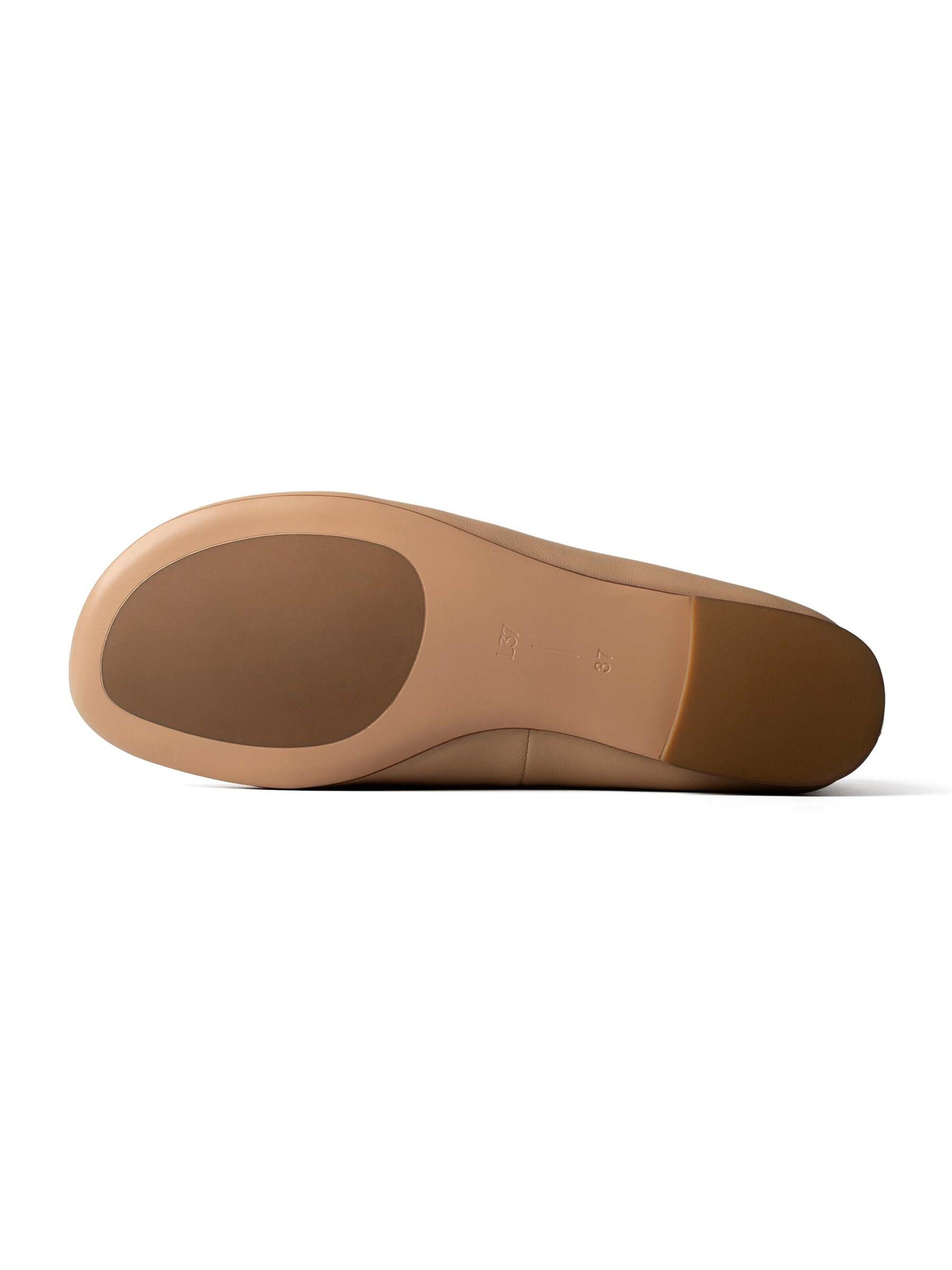 L37 HANDMADE SHOES Instappers 'HARMONY STEPS' in Beige