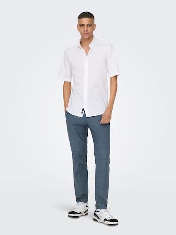 Only & Sons - regular Pantalón chino 'MARK' en azul