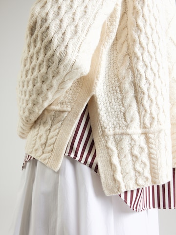 Vanessa Bruno Sweter 'FOLK' w kolorze beżowy