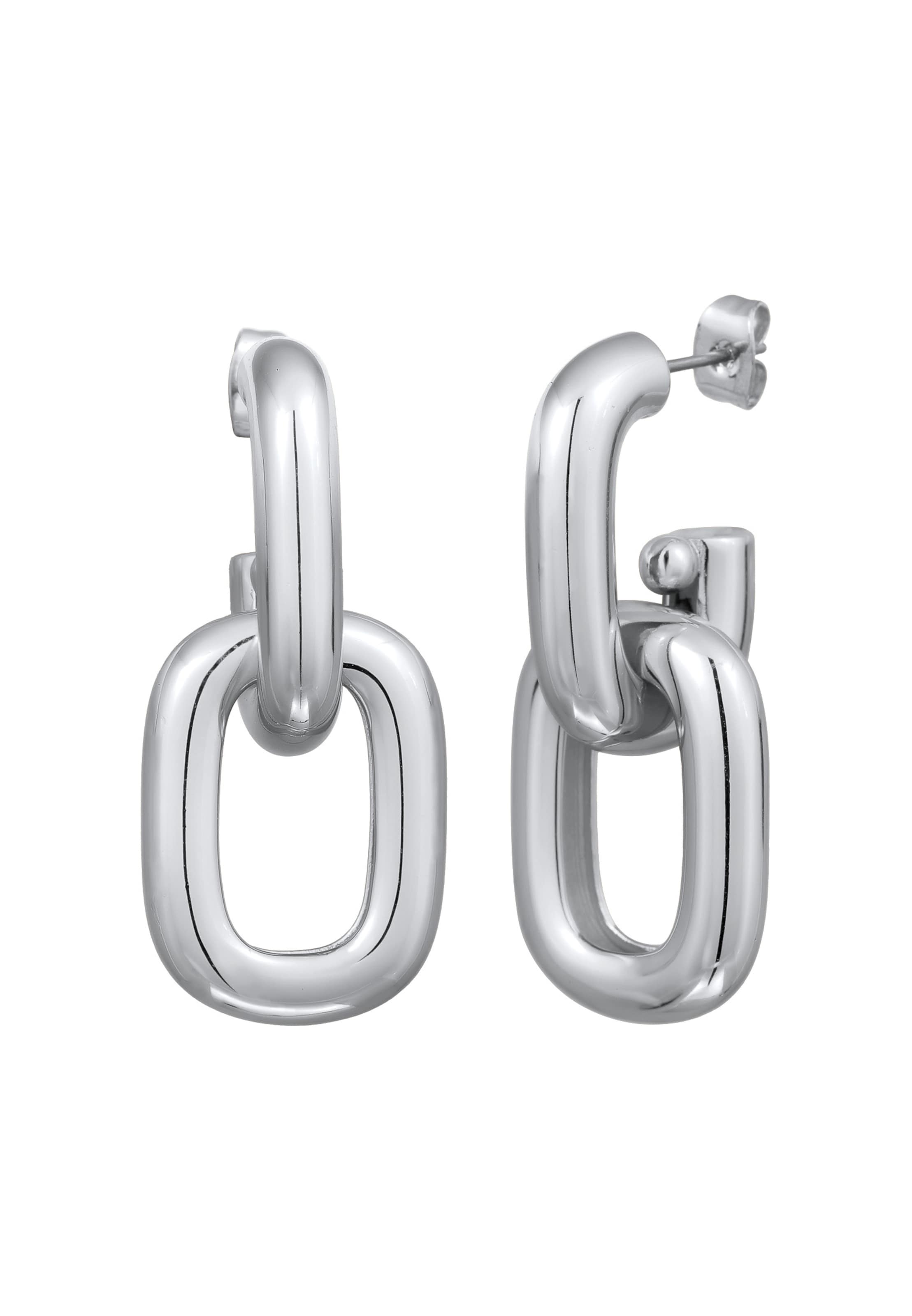 ELLI Серьги в Серебристый: спереди