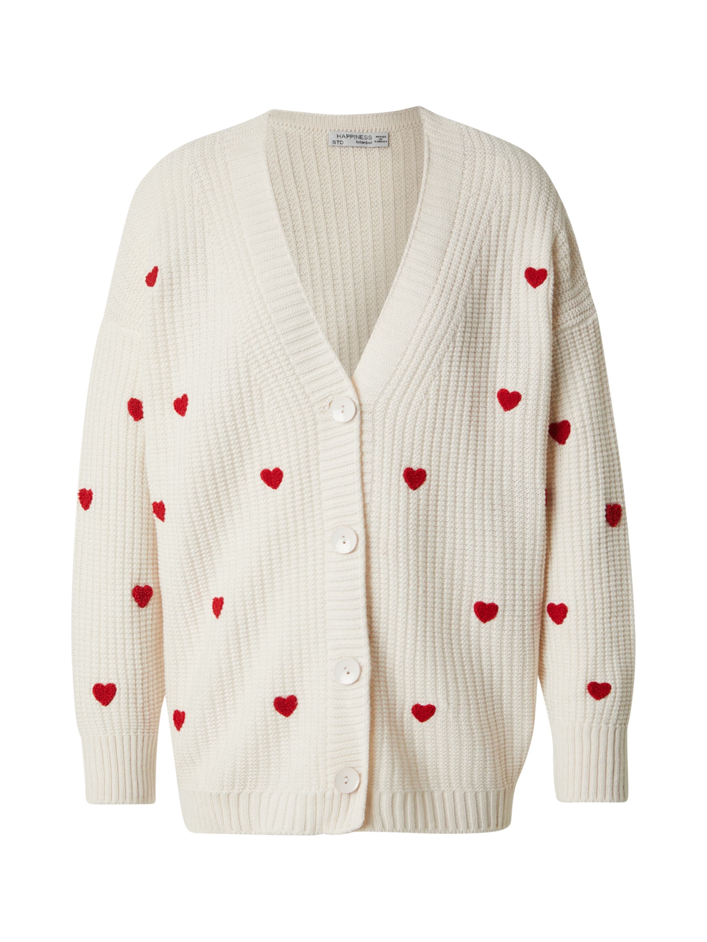 Happiness İstanbul Вязаная кофта в Бежевый: спереди