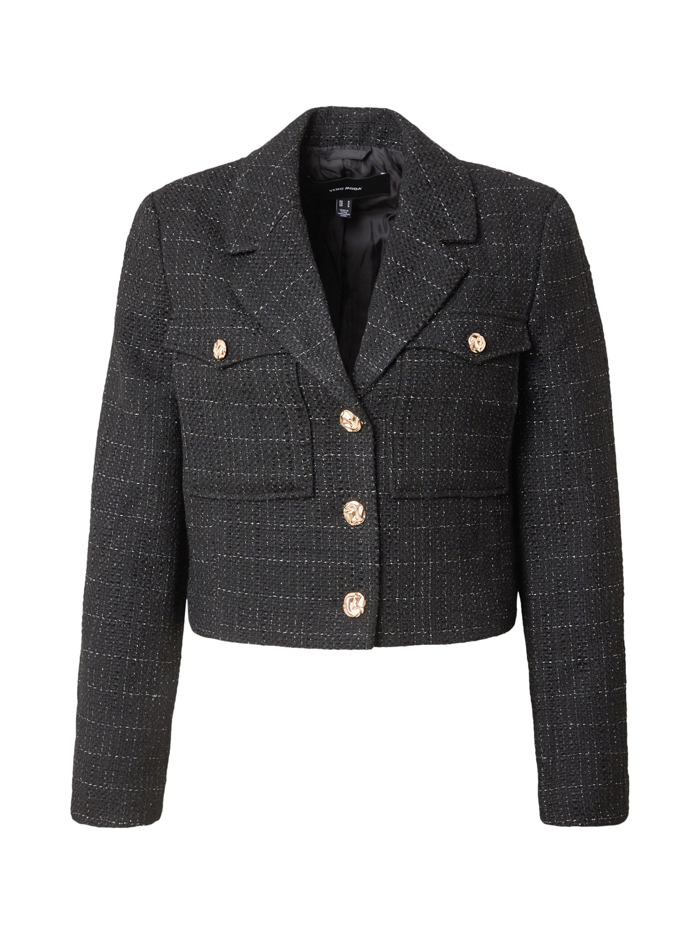 VERO MODA Bleiser 'Laura', värv must: eest vaates